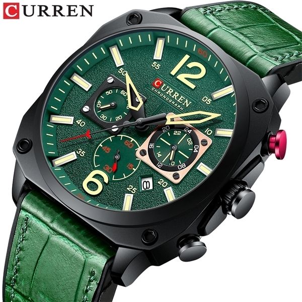 wristwatches curren brand watches business men luxury chronograph and date wristwatches green male clock with luminous 220912, Slivery;brown
wristwatches curren brand watches business men luxury chronograph and date wristwatches green male clock with luminous 220912, Slivery;brown