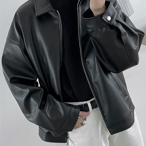 men's leather faux leather mauroicardi spring autumn cool luxury short black soft light pu leather jacket men zipper casual mens jacket
men's leather faux leather mauroicardi spring autumn cool luxury short black soft light pu leather jacket men zipper casual mens jacket