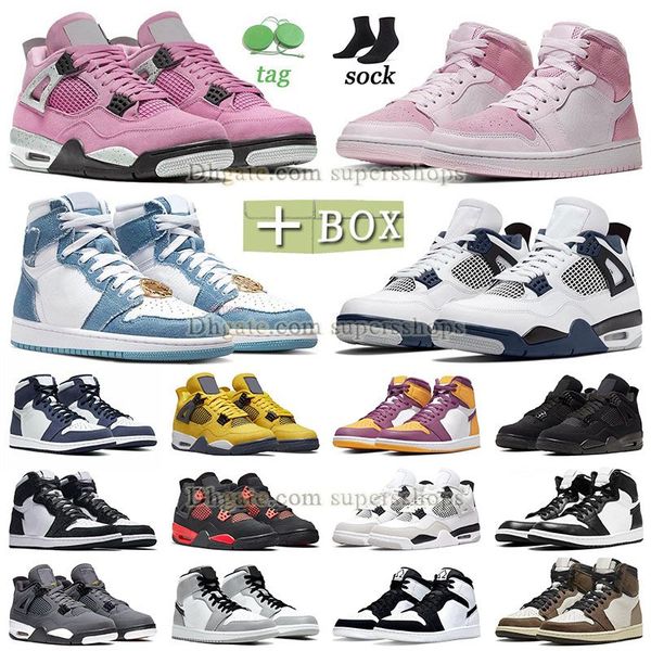 1s with box 4s basketball shoes for mens womens digital pink mid dimond valentines day shodow red thunder jumpman 1 4 j4 j4s white sails mil
1s with box 4s basketball shoes for mens womens digital pink mid dimond valentines day shodow red thunder jumpman 1 4 j4 j4s white sails mil