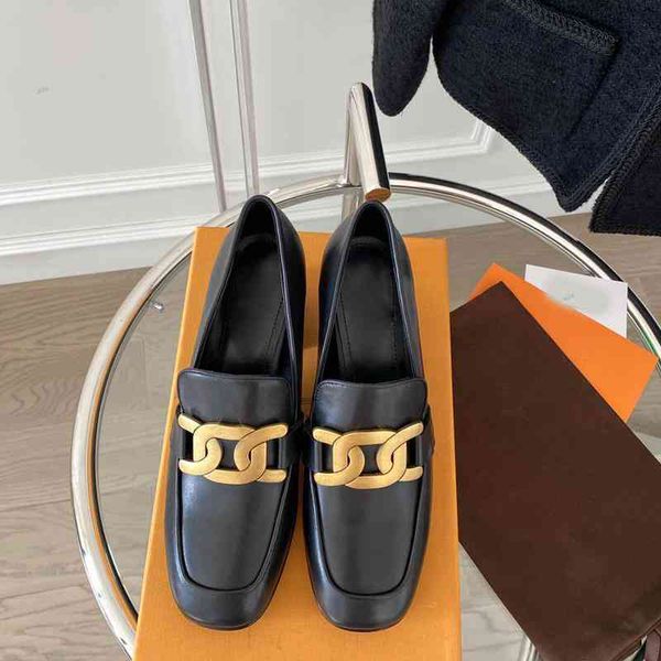 dress shoes lefu shoes women's autumn leather british style small thick heels and high wearing french single, Black
dress shoes lefu shoes women's autumn leather british style small thick heels and high wearing french single, Black