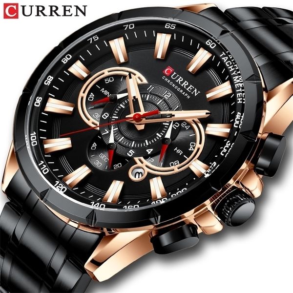 wristwatches curren mens watch fashion sport chronograph wristwatch mens watches brand luxury quartz watch stainless steel band 220912, Slivery;brown
wristwatches curren mens watch fashion sport chronograph wristwatch mens watches brand luxury quartz watch stainless steel band 220912, Slivery;brown