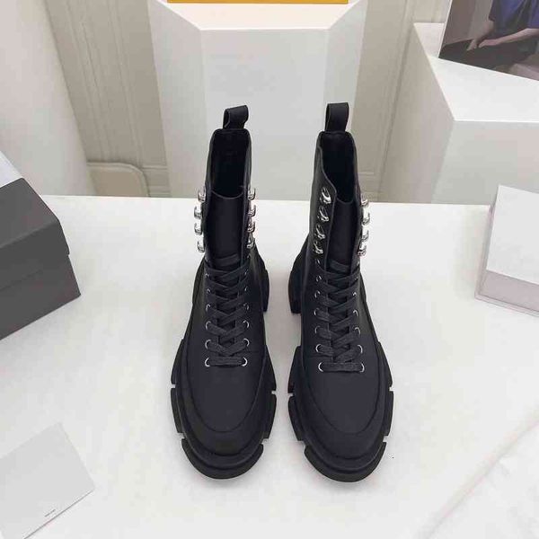 boots european short boots women's both british thick soled motorcycle leather muffin martin, Black
boots european short boots women's both british thick soled motorcycle leather muffin martin, Black