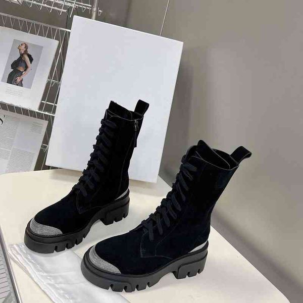 boots short boots women's early autumn model thick heel mid cylinder lace up leather high-grade suede british style martin, Black
boots short boots women's early autumn model thick heel mid cylinder lace up leather high-grade suede british style martin, Black