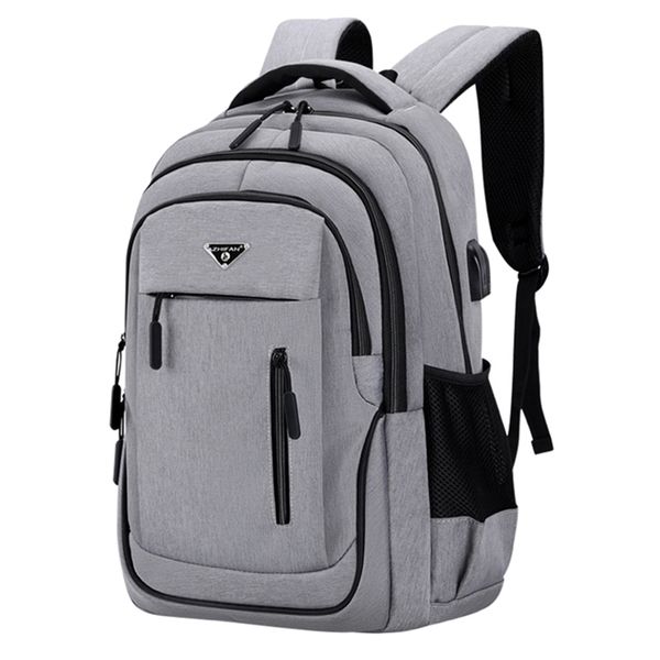 backpack large capacity men laps 15.6 oxford black solid high school bags teen college boy gril student 8523 220909 
backpack large capacity men laps 15.6 oxford black solid high school bags teen college boy gril student 8523 220909