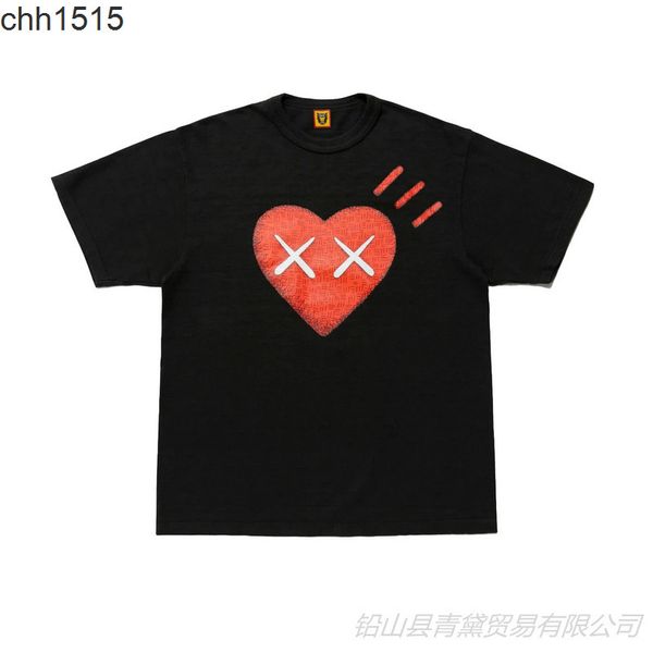2022 tee human made love printing fine sulfur cotton round neck loose men's and women's short sleeve lovers' t-shirt summer, White;black
2022 tee human made love printing fine sulfur cotton round neck loose men's and women's short sleeve lovers' t-shirt summer, White;black