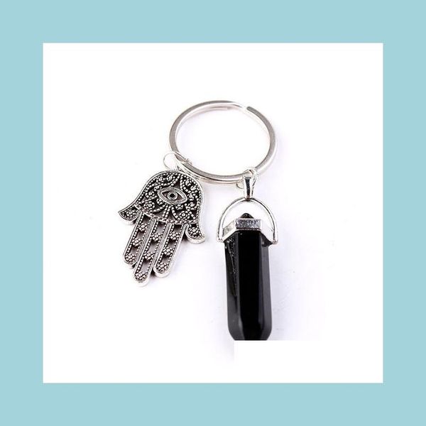 keychains natural hexagonal column stone keychain women pink quartz opal crystal key chain with evil eye fatima jewelry party friends dhrli, Silver
keychains natural hexagonal column stone keychain women pink quartz opal crystal key chain with evil eye fatima jewelry party friends dhrli, Silver