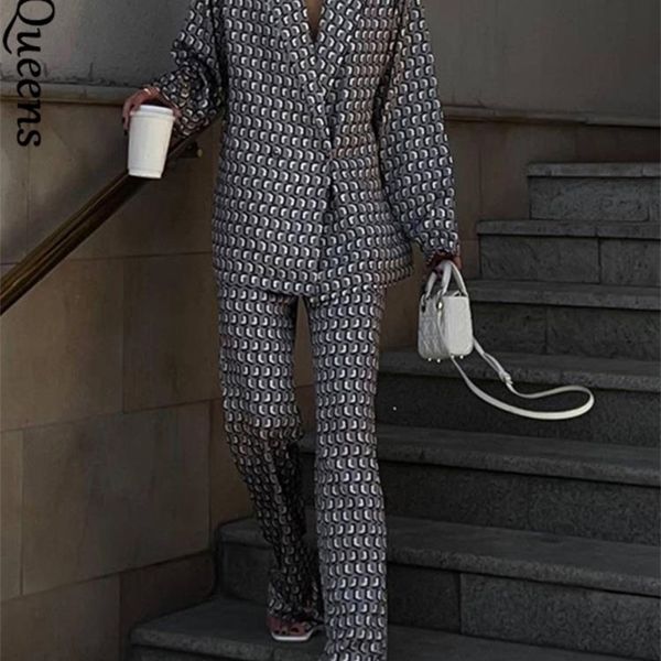 womens two piece pants printing two piece sets womens outfits fashion bodycon long sleeve blazer and flared pencil trouser autumn street fem, White
womens two piece pants printing two piece sets womens outfits fashion bodycon long sleeve blazer and flared pencil trouser autumn street fem, White