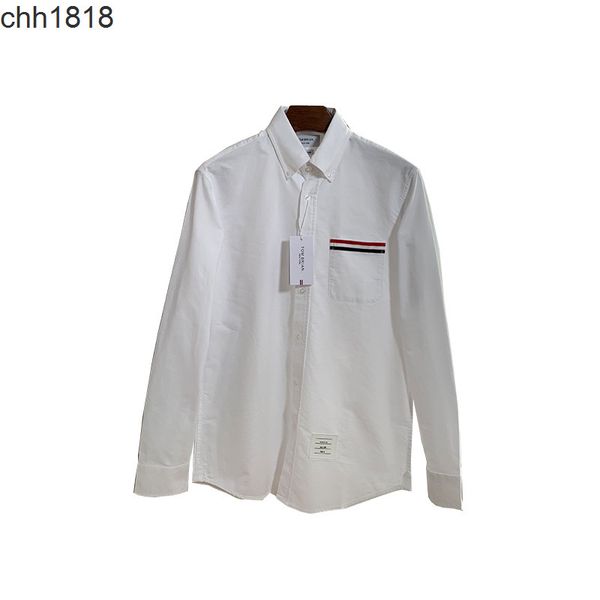tom brian tom shirt tb four pocket ribbon shirt versatile mesh red long sleeve classic solid, White;black
tom brian tom shirt tb four pocket ribbon shirt versatile mesh red long sleeve classic solid, White;black