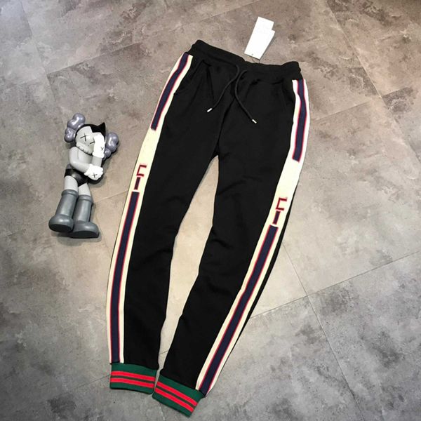 men's pants ribbon letter embroidered guard pants women's autumn 2021 new splicing medium waist couple large loose casual terry pa, Black
men's pants ribbon letter embroidered guard pants women's autumn 2021 new splicing medium waist couple large loose casual terry pa, Black