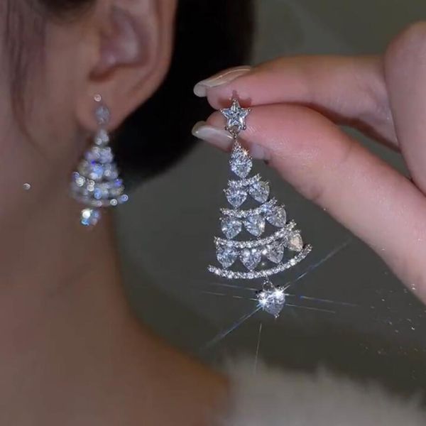 exquisite zircon christmas tree stud earrings charm for women shiny rhinestone crystal flowers earring christmas new year gifts, Golden
exquisite zircon christmas tree stud earrings charm for women shiny rhinestone crystal flowers earring christmas new year gifts, Golden