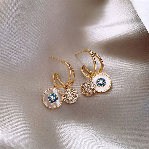 new classic round shell flower charm fashion luxury jewelry wedding party ladies accessories gift ac54, Golden
new classic round shell flower charm fashion luxury jewelry wedding party ladies accessories gift ac54, Golden