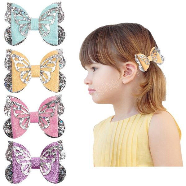 lovely butterfly bows hair clips for baby girls glitter sequins hair clip kids handmade hairpin barrettes girl hair accessories, Slivery;white
lovely butterfly bows hair clips for baby girls glitter sequins hair clip kids handmade hairpin barrettes girl hair accessories, Slivery;white
