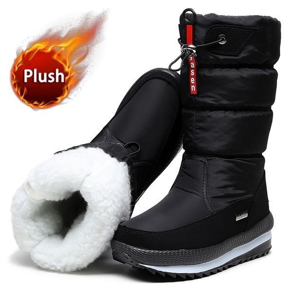 boots women snow winter female thick plush waterproof non-slip thigh high fashion warm fur woman shoes 220912, Black
boots women snow winter female thick plush waterproof non-slip thigh high fashion warm fur woman shoes 220912, Black