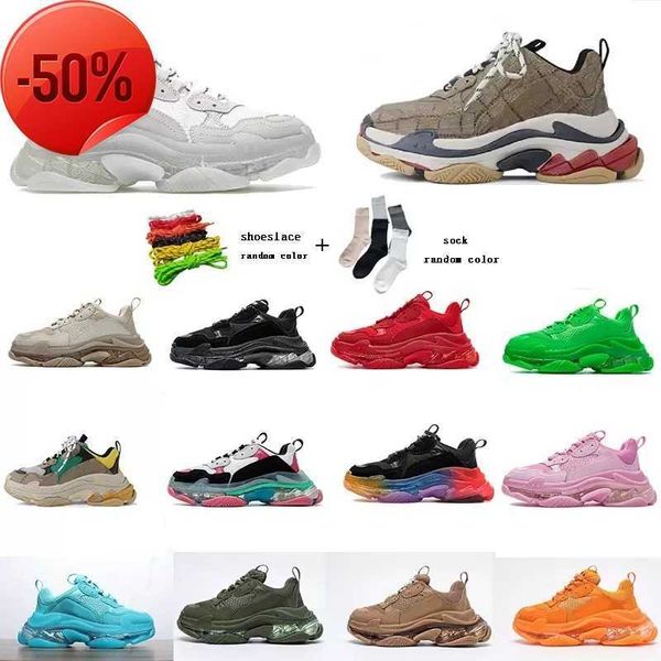 paris 17fw triple s casual shoes women men old dad crystal bottoms leisure sneakers vintage old grandpa trainers chaussures shoe, Black
paris 17fw triple s casual shoes women men old dad crystal bottoms leisure sneakers vintage old grandpa trainers chaussures shoe, Black