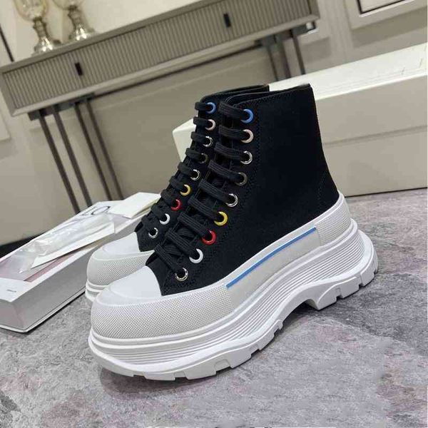 boots mckunda rainbow white shoes women's high canvas thick bottom sponge cake inner heightening sports and leisure board, Black
boots mckunda rainbow white shoes women's high canvas thick bottom sponge cake inner heightening sports and leisure board, Black