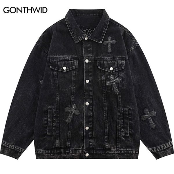 men's jackets hip hop denim bomber jacket streetwear vintage embroidery letter jean coat harajuku casual cotton distressed wash jackets, Black;brown
men's jackets hip hop denim bomber jacket streetwear vintage embroidery letter jean coat harajuku casual cotton distressed wash jackets, Black;brown