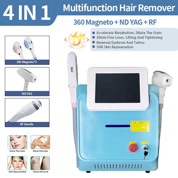 latest 4 in 1 360 megneto ipl opt elight hair remove nd yag laser 1064 tattoo removing machine
latest 4 in 1 360 megneto ipl opt elight hair remove nd yag laser 1064 tattoo removing machine