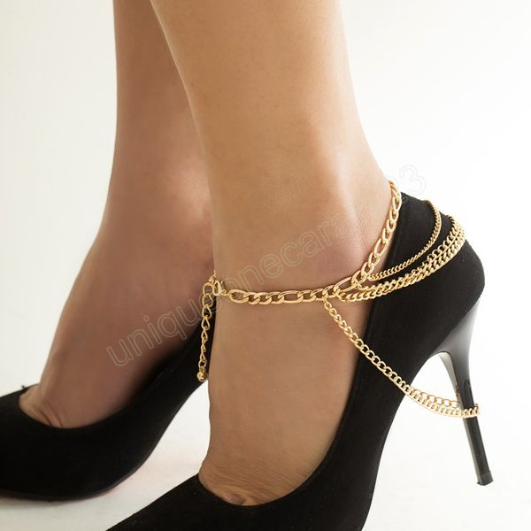 vintage metal chain anklet women simple multilayer gold color tassel anklets girls fashion jewelry, Red;blue
vintage metal chain anklet women simple multilayer gold color tassel anklets girls fashion jewelry, Red;blue