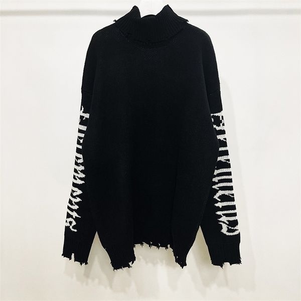 mens sweaters vetements sweater turtleneck letter jacquard ruined cuff men women 1 1 vetements knit wool sweater 220912, White;black
mens sweaters vetements sweater turtleneck letter jacquard ruined cuff men women 1 1 vetements knit wool sweater 220912, White;black