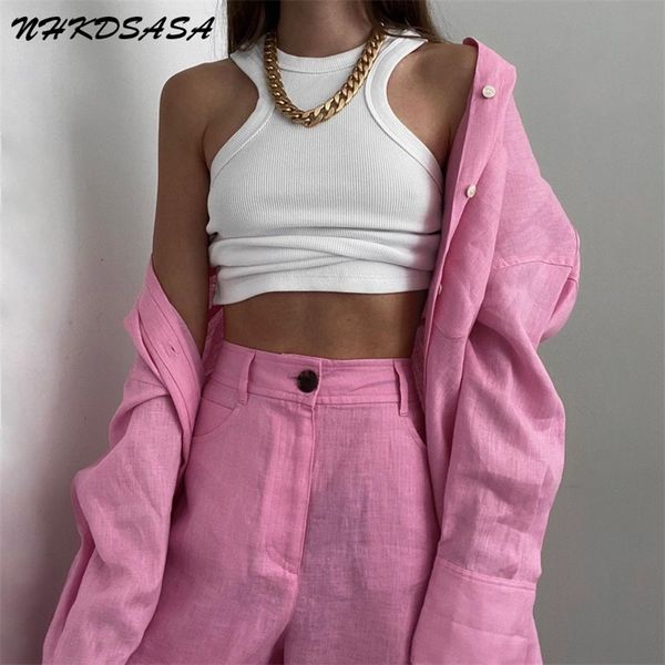 women's two piece pants nhkdsasa autumn cotton pants set women casual long sleeve blouse shirt matching wide trousers suit elegant two, White
women's two piece pants nhkdsasa autumn cotton pants set women casual long sleeve blouse shirt matching wide trousers suit elegant two, White
