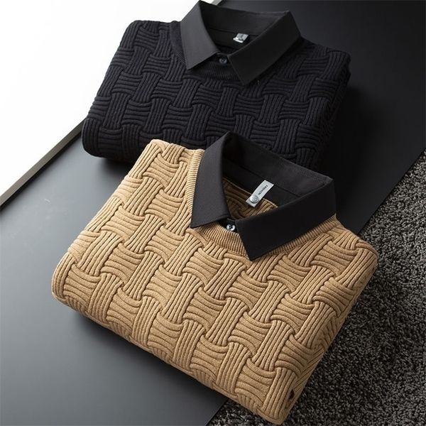 mens sweaters light luxury fashion jacquard fake two piece sweater mens shirt collar slim fitting korean casual pullover sweater 220912, White;black
mens sweaters light luxury fashion jacquard fake two piece sweater mens shirt collar slim fitting korean casual pullover sweater 220912, White;black