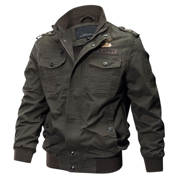 men's jackets plus rozmiar wojskowa kurtka bomber mczyni wiosna jesie casual multi pocket kurtki pilotki mczyzna armia cargo lot mskie, Black;brown
men's jackets plus rozmiar wojskowa kurtka bomber mczyni wiosna jesie casual multi pocket kurtki pilotki mczyzna armia cargo lot mskie, Black;brown