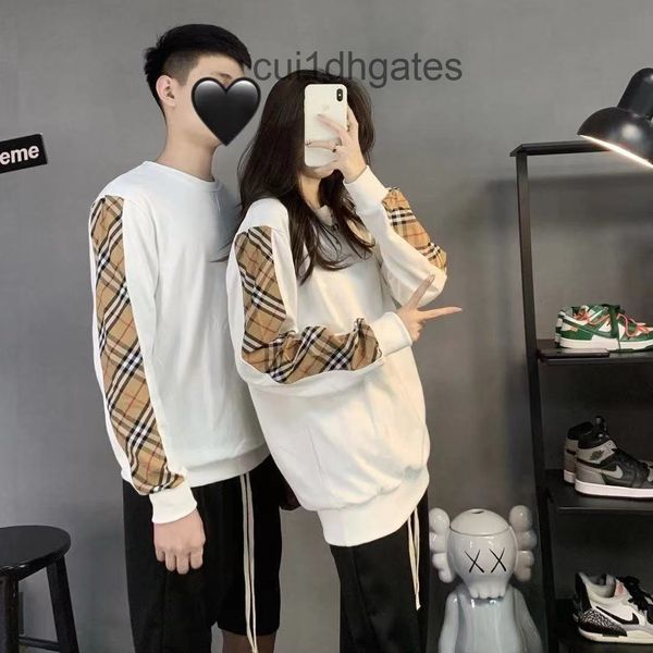 2022 designer burb hoodies online store autumn plush plaid sweater men's kwai net red the same splicing pu, Black
2022 designer burb hoodies online store autumn plush plaid sweater men's kwai net red the same splicing pu, Black