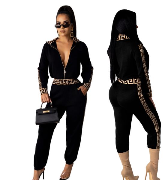 designer womens tracksuits 2 pcs set jppging suit sport casual long sleeve sweatshirt hoodies pants two piece sets lady clothing mujer sport, Gray
designer womens tracksuits 2 pcs set jppging suit sport casual long sleeve sweatshirt hoodies pants two piece sets lady clothing mujer sport, Gray