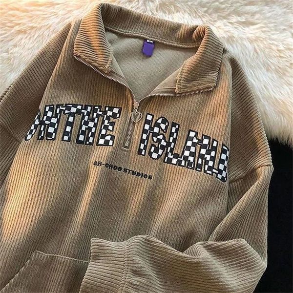 women s hoodies sweatshirts european and american high end sweater lapel corduroy male female students niche jacket loose couple wear cec 2, Black
women s hoodies sweatshirts european and american high end sweater lapel corduroy male female students niche jacket loose couple wear cec 2, Black