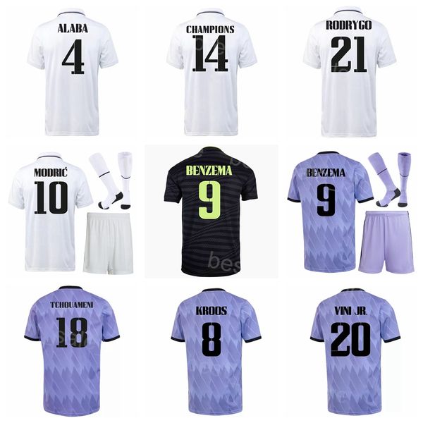 club men youth soccer 10 luka modric jersey set 8 toni kroos 7 eden hazard 20 vinicius junior 9 karim benzema 18 aurelien tchouameni sport f, Black
club men youth soccer 10 luka modric jersey set 8 toni kroos 7 eden hazard 20 vinicius junior 9 karim benzema 18 aurelien tchouameni sport f, Black