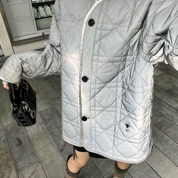 women's jackets designer d's new heavy industry reflective coating in autumn and winter 2022 silver gray loose fashionable cotton, Black;brown
women's jackets designer d's new heavy industry reflective coating in autumn and winter 2022 silver gray loose fashionable cotton, Black;brown