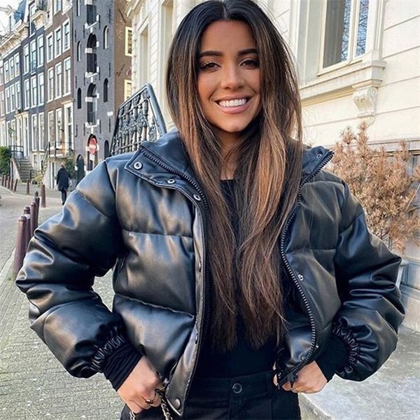 women's down parkas zoki winter thick women short warm fashion pu leather coats black cotton padded female jacket elegant zipper clothe
women's down parkas zoki winter thick women short warm fashion pu leather coats black cotton padded female jacket elegant zipper clothe