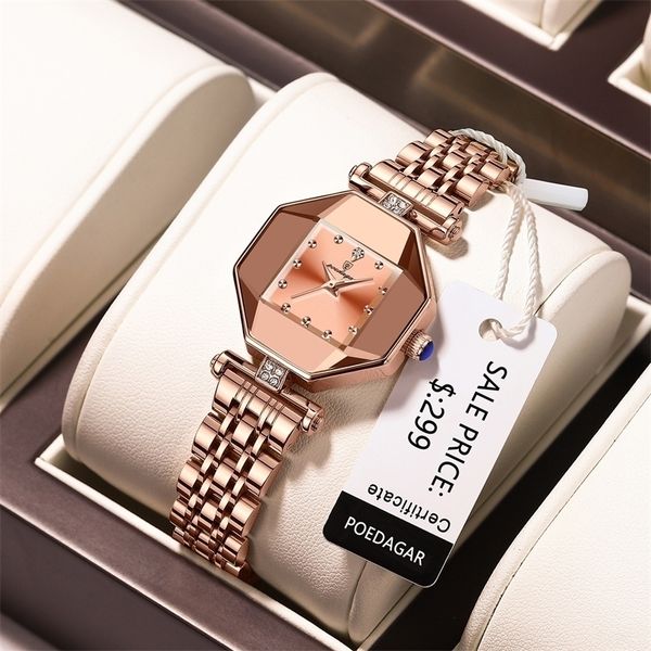 wristwatches poedagar women watch rose gold stainless stain steel quartz wristwatch waterproof fashion brand luxury ladies watches gift 2209, Slivery;brown
wristwatches poedagar women watch rose gold stainless stain steel quartz wristwatch waterproof fashion brand luxury ladies watches gift 2209, Slivery;brown