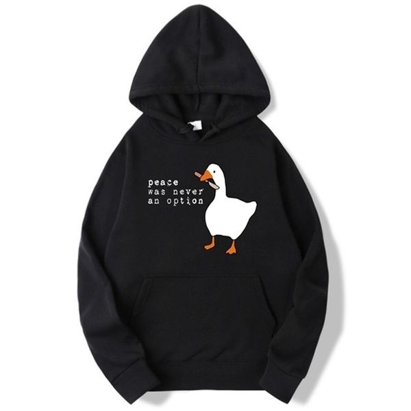 men's hoodies sweatshirts hoodies men autumn winter sudadera hombre peace was never an option goose hoodie hooded for men women sweatsh, Black
men's hoodies sweatshirts hoodies men autumn winter sudadera hombre peace was never an option goose hoodie hooded for men women sweatsh, Black