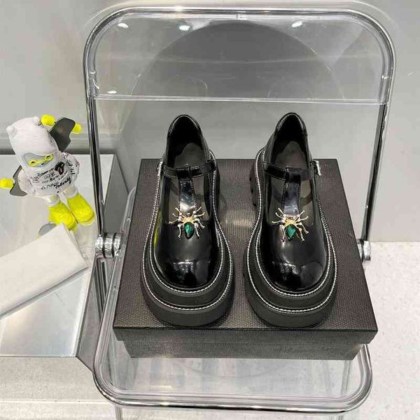 shoes european dress women's single shoes with thick soles and shallow mouths leather muffin bottom buckle mary jane in autumn 8jax, Black
shoes european dress women's single shoes with thick soles and shallow mouths leather muffin bottom buckle mary jane in autumn 8jax, Black