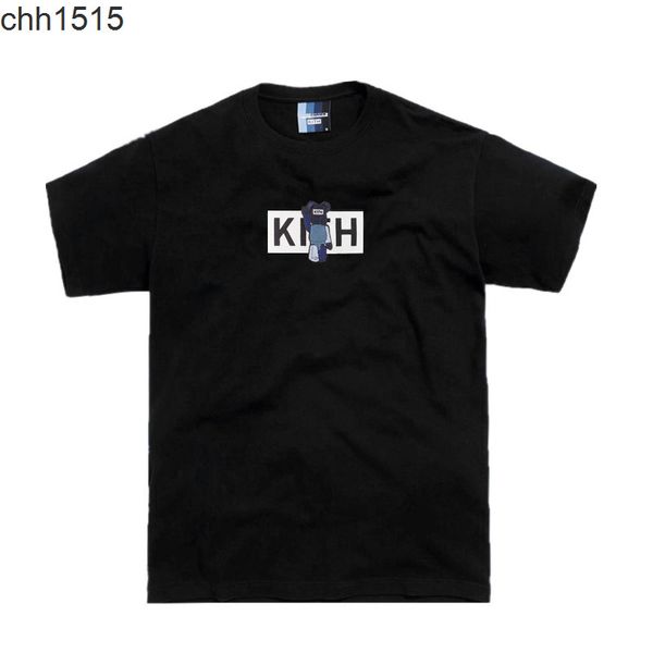 defans kith violent bear co branded loose round neck short sleeve male and female couple t-shirt flocking embroidery tee, White;black
defans kith violent bear co branded loose round neck short sleeve male and female couple t-shirt flocking embroidery tee, White;black