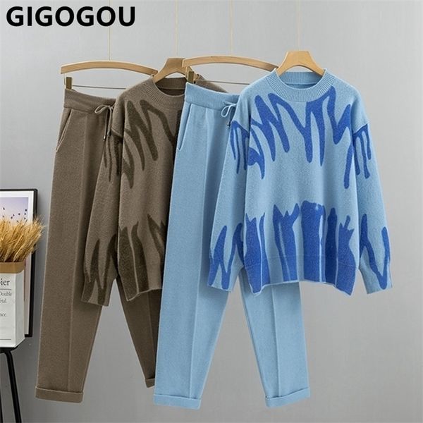 womens two piece pants gigogou two piece women autumn winter sweater tracksuit oversized harem pant suits lady casual warm knitted set 22090, White
womens two piece pants gigogou two piece women autumn winter sweater tracksuit oversized harem pant suits lady casual warm knitted set 22090, White