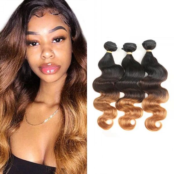 1b/4/30 body wave human hair weave bundles 7a blonde ombre 3/4 pcs indian hair extensions, Black
1b/4/30 body wave human hair weave bundles 7a blonde ombre 3/4 pcs indian hair extensions, Black