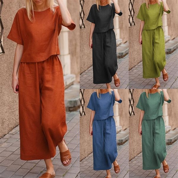 women's two piece pants women's linen casual loose solid color suit two-piece set short sleeve wide leg pants women's suit 5x, White
women's two piece pants women's linen casual loose solid color suit two-piece set short sleeve wide leg pants women's suit 5x, White
