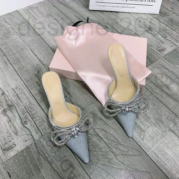 slippers designer heels 2021 new high heels women's half drag bow diamond pointed fashion shoes 6s9j, Black
slippers designer heels 2021 new high heels women's half drag bow diamond pointed fashion shoes 6s9j, Black