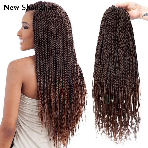 18" senegalese twist crochet hair small twists braids hair mixed black/brown braiding crotchet hairstyles for black women bs23
18" senegalese twist crochet hair small twists braids hair mixed black/brown braiding crotchet hairstyles for black women bs23