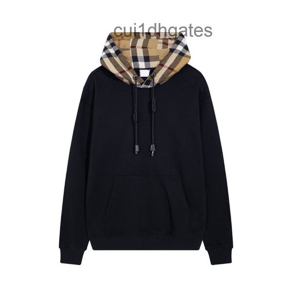 2022 designer burb hoodies online store correct version of autumn and winter lattice hoodie loose long sleeved, Black
2022 designer burb hoodies online store correct version of autumn and winter lattice hoodie loose long sleeved, Black