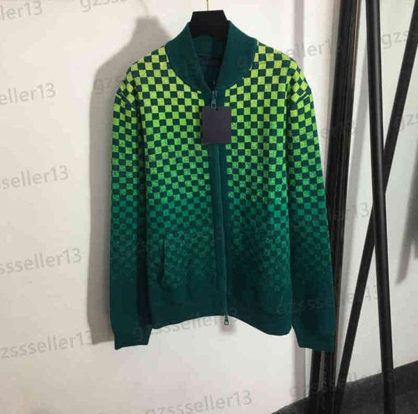 reversible womens jacket designer fashion high-end version gradient color plaid jackets knit cardigan round neck long sleeve zip coat size x, Black;brown
reversible womens jacket designer fashion high-end version gradient color plaid jackets knit cardigan round neck long sleeve zip coat size x, Black;brown