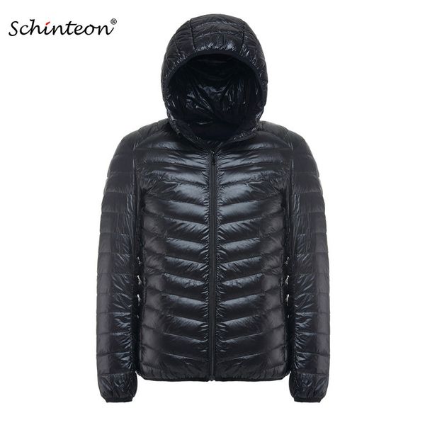 men's down parkas plus size schinteon men white duck down jacket ultra light thin casual coat outerwear with hood arrival winter autumn, Black
men's down parkas plus size schinteon men white duck down jacket ultra light thin casual coat outerwear with hood arrival winter autumn, Black