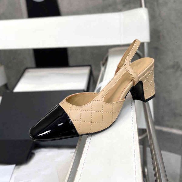 sandals baotou sandals women's summer leather back space color matching french net red thick heels high temperament commuting, Black
sandals baotou sandals women's summer leather back space color matching french net red thick heels high temperament commuting, Black