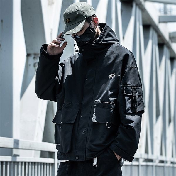 men's jackets houzhou techwear black cargo jacket men safari style hoodies men's coat hooded zip-up hoodie korean streetwear hip h, Black;brown
men's jackets houzhou techwear black cargo jacket men safari style hoodies men's coat hooded zip-up hoodie korean streetwear hip h, Black;brown