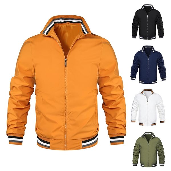 men's jackets bomber jacket men's fashion casual windbreaker jacket men's spring and autumn outerwear standing slim ja 220912, Black;brown
men's jackets bomber jacket men's fashion casual windbreaker jacket men's spring and autumn outerwear standing slim ja 220912, Black;brown