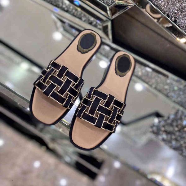 slippers summer women's woven square head flat bottom sandals casual and comfortable heel flip flops for external wear, Black
slippers summer women's woven square head flat bottom sandals casual and comfortable heel flip flops for external wear, Black