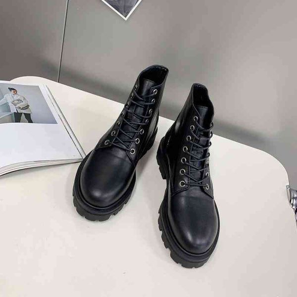boots net red martin boots autumn lace up leather round head sweet and cool super chelsea short, Black
boots net red martin boots autumn lace up leather round head sweet and cool super chelsea short, Black