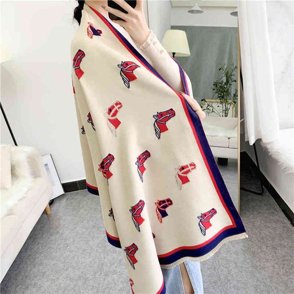 classic style scarf scarf female long student thickened double-sided shawl dual-purpose autumn and imitation cashmere bib, Blue;gray
classic style scarf scarf female long student thickened double-sided shawl dual-purpose autumn and imitation cashmere bib, Blue;gray
